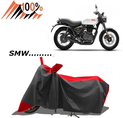 smwzxyu Waterproof Two Wheeler Cover for Royal Enfield(Meteor, Red)