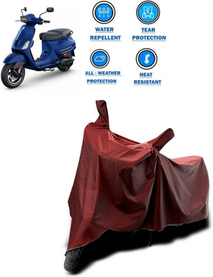 CODOKI Waterproof Two Wheeler Cover for Piaggio(Vespa SXL 150, Maroon)