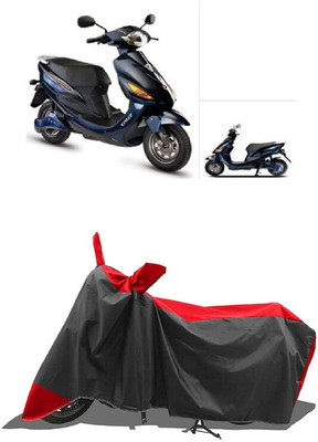 SUGASHRI Waterproof Two Wheeler Cover for Electric Cruz(X1, Red, Black)