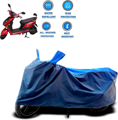 GOSHIV-car and bike accessories Two Wheeler Cover for Universal For Bike(Blue)