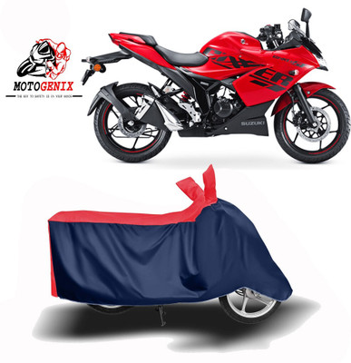 SK AUTO Two Wheeler Cover for Suzuki(Gixxer SF 150, Red, Blue)