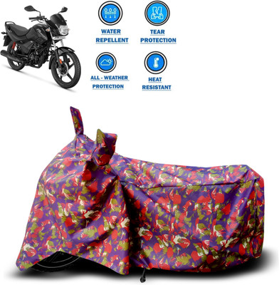 CODOKI Waterproof Two Wheeler Cover for Hero(Passion Plus, Red)