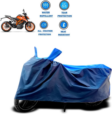 CODOKI Two Wheeler Cover for KTM(Duke 390 ABS, Blue)