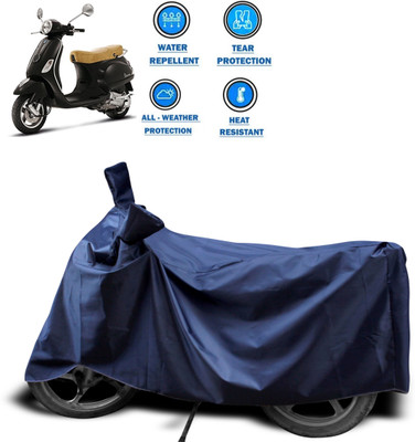CODOKI Two Wheeler Cover for Piaggio(Vespa LX, Blue)