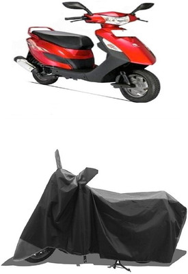 SUGASHRI Waterproof Two Wheeler Cover for Bajaj(Kristal, Grey, Black)