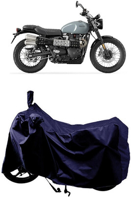 SUGASHRI Waterproof Two Wheeler Cover for Triumph(Scrambler 1200 BS6, Blue)