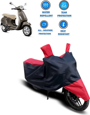 CODOKI Two Wheeler Cover for Piaggio(Vespa VXL, Red)