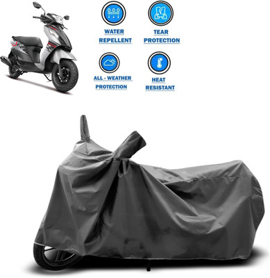 CODOKI Two Wheeler Cover for Suzuki(Let's, Grey)