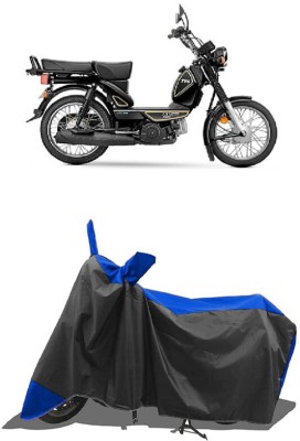 SUGASHRI Waterproof Two Wheeler Cover for TVS(XL 100 Heavy Duty BS6, Blue, Black)