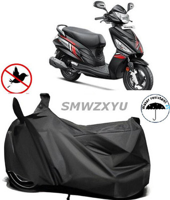 SK AUTO Waterproof Two Wheeler Cover for Hero(Maestro, Clear, Black)