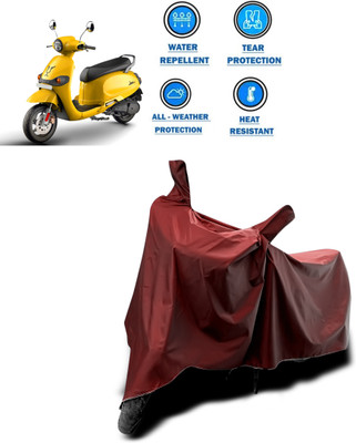 CODOKI Waterproof Two Wheeler Cover for Universal For Bike(Maroon)