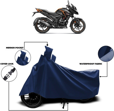 SK AUTO Two Wheeler Cover for Honda(X-Blade, Blue)