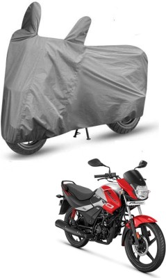 MMSSTAR Waterproof Two Wheeler Cover for Hero(Passion Pro i3S, Grey)