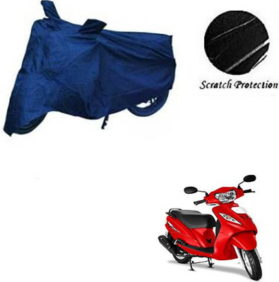 SK AUTO Waterproof Two Wheeler Cover for TVS(Wego, Blue)