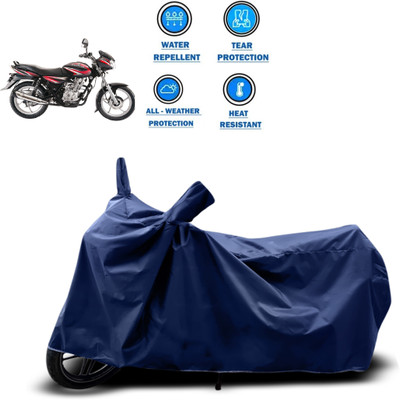 CODOKI Two Wheeler Cover for Bajaj(Discover 125 DTS-i, Blue)