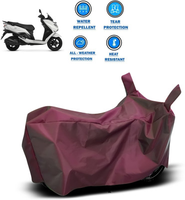 PAGORA Waterproof Two Wheeler Cover for Suzuki(Burgman Street 125, Maroon)