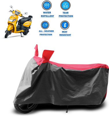 PAGORA Two Wheeler Cover for Hero(Pleasure, Grey)