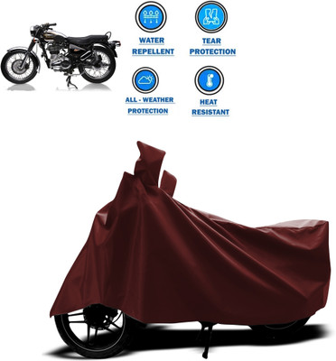 CODOKI Waterproof Two Wheeler Cover for Royal Enfield(Electra 4S, Maroon)