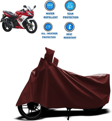 CODOKI Waterproof Two Wheeler Cover for Yamaha(R15 s, Maroon)