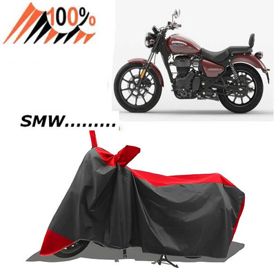 SK AUTO Waterproof Two Wheeler Cover for Royal Enfield(Meteor BS6, Red)
