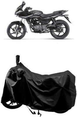 SUGASHRI Waterproof Two Wheeler Cover for Bajaj(Pulsar 220F, Black)