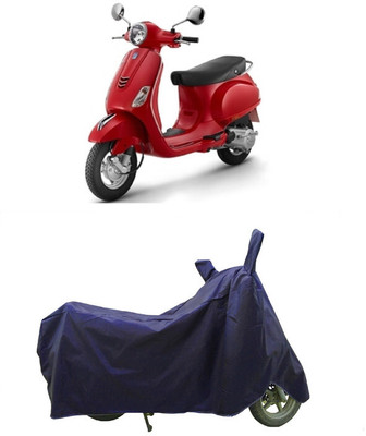 Coxtor Waterproof Two Wheeler Cover for Piaggio(Vespa LX 125, Blue)