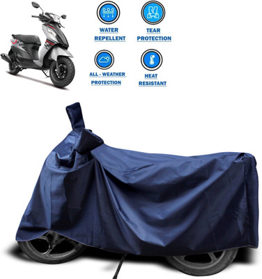 CODOKI Two Wheeler Cover for Suzuki(Let's, Blue)