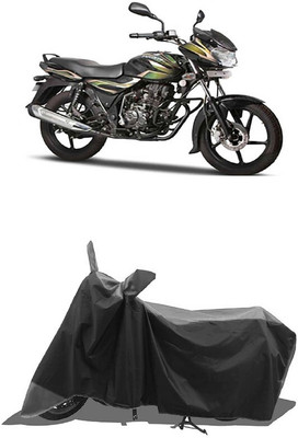 SUGASHRI Waterproof Two Wheeler Cover for Bajaj(Discover 100 DTS-i, Grey, Black)