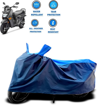 CODOKI Two Wheeler Cover for Honda(Cliq, Blue)
