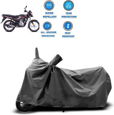 PAGORA Two Wheeler Cover for Bajaj(Platina 100 DTS-i, Grey)