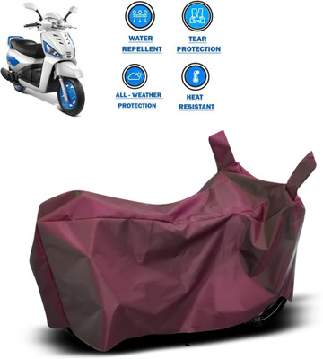 CODOKI Waterproof Two Wheeler Cover for Mahindra(Gusto 125, Maroon)