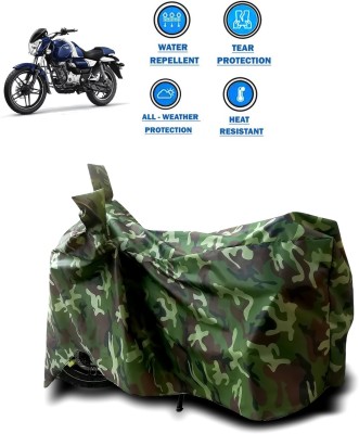 CODOKI Two Wheeler Cover for Bajaj(V12, Green)