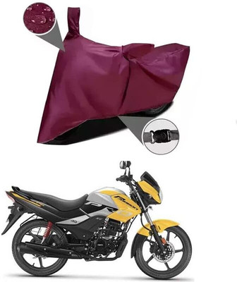 SK AUTO Two Wheeler Cover for Hero(Passion Pro i3S, Maroon)