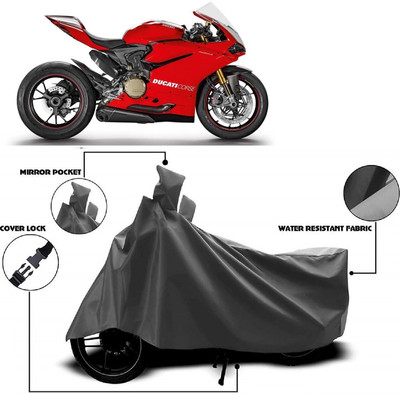 MMSSTAR Waterproof Two Wheeler Cover for Ducati(Panigale, Grey)