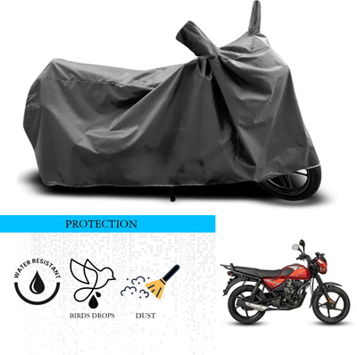 ANTHUB Waterproof Two Wheeler Cover for Bajaj(CT110, Grey)