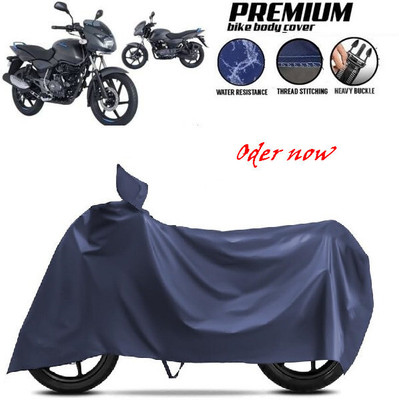 SK AUTO Waterproof Two Wheeler Cover for Bajaj(Pulsar 125, Blue)