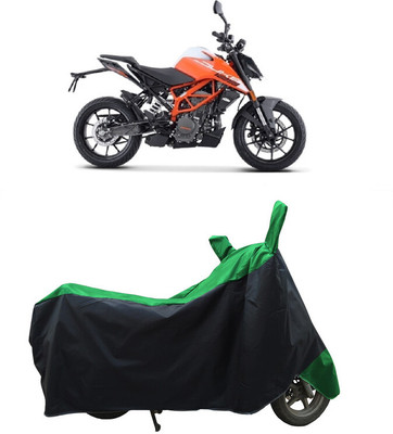 Coxtor Waterproof Two Wheeler Cover for KTM(125 Duke BS6, Green)