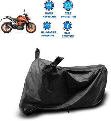 PAGORA Two Wheeler Cover for KTM(Duke 390 ABS, Black)