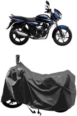 SUGASHRI Waterproof Two Wheeler Cover for Bajaj(Discover 135, Grey)