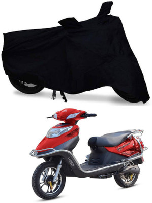 KEDIT Two Wheeler Cover for Hero(Electric Flash, Black)
