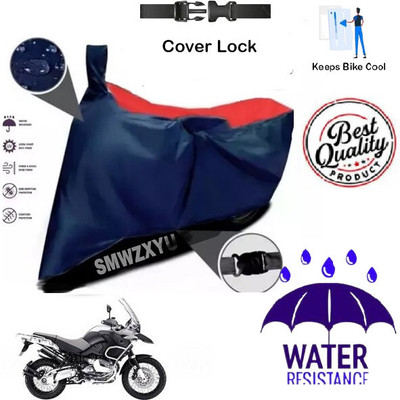 SK AUTO Waterproof Two Wheeler Cover for BMW(R 1200 GS, Red, Blue)