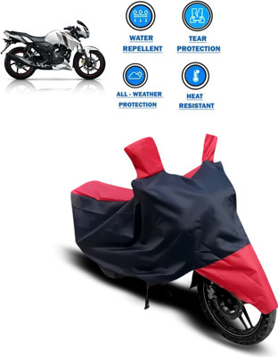 CODOKI Two Wheeler Cover for TVS(Apache 150, Red)