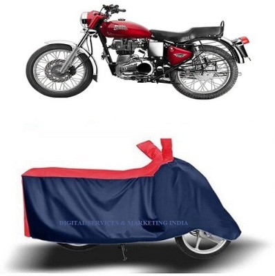 DSAMI Two Wheeler Cover for Royal Enfield(Bullet Electra Twinspark, Blue)