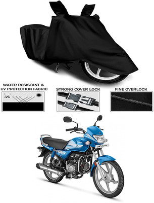 SK AUTO Two Wheeler Cover for Hero(HF Deluxe BS6, Black)