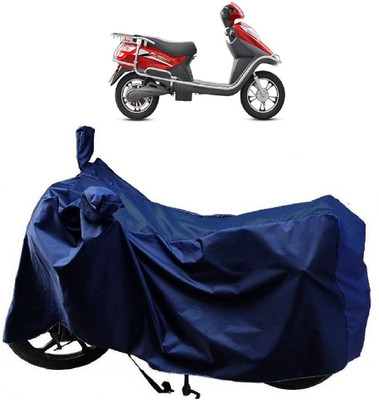 MMSSTAR Waterproof Two Wheeler Cover for Hero Electric(Electric Flash, Blue)