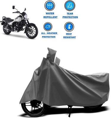 CODOKI Two Wheeler Cover for Bajaj(Avenger 220 Street, Grey)