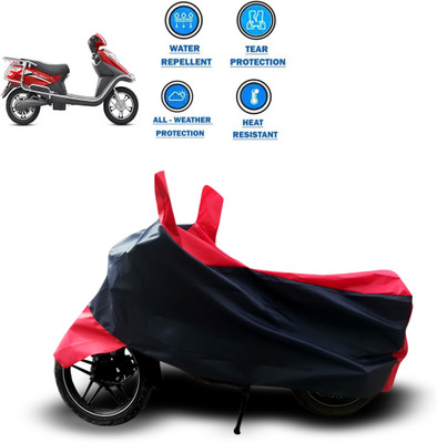 GOSHIV-car and bike accessories Two Wheeler Cover for Hero(Electric Flash, Red)