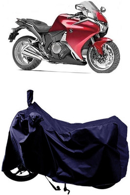 SUGASHRI Waterproof Two Wheeler Cover for Honda(VFR 1200F, Blue)