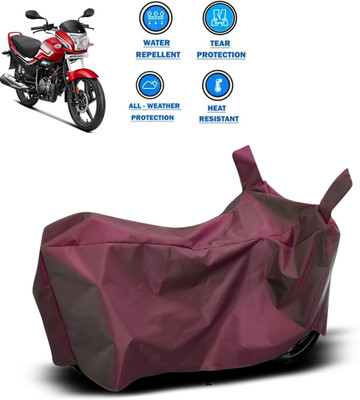 CODOKI Waterproof Two Wheeler Cover for Hero(Super Splendor, Maroon)