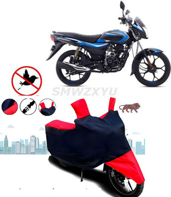 SK AUTO Waterproof Two Wheeler Cover for Bajaj(Platina 110, Blue, Red)